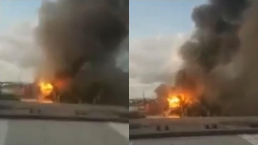 Se incendia almacén en la refinería Ñico López en La Habana