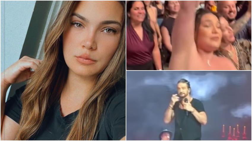 Cubana que se volvió viral tras quitarse la ropa en concierto de Arjona en Miami habla de lo sucedido