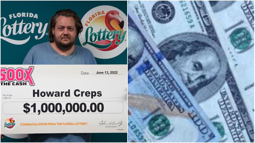 Afortunado en Florida se gana un millón de dólares jugando a un raspadito de la lotería