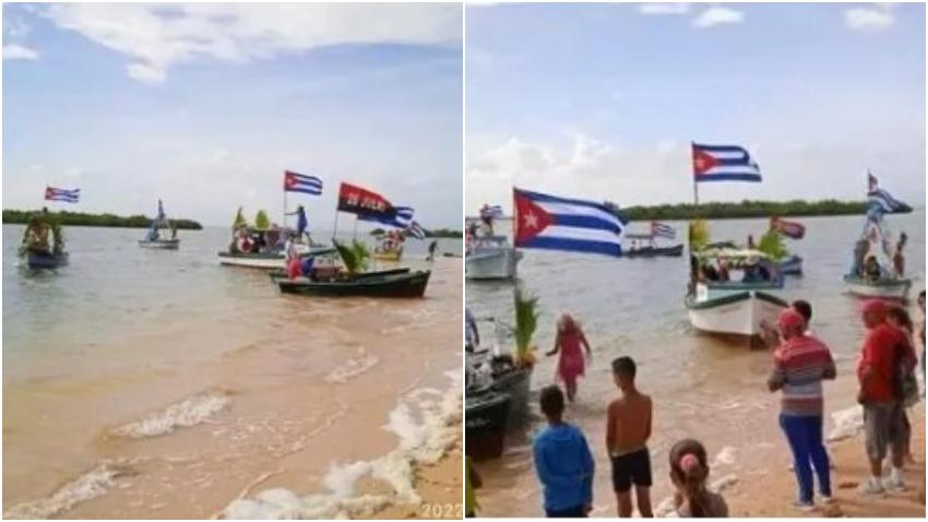 Cubanos pensaron que el desfile de embarcaciones por el verano en Holguín  se trataba de un meme