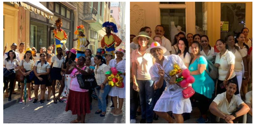 Indignación al ver a cubanos celebrando el verano a ritmo de conga frente a las tiendas en MLC