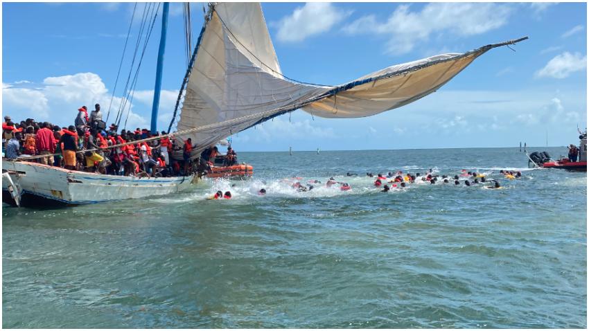 Autoridades confirman que 113 haitianos llegaron a Key Largo en la Florida