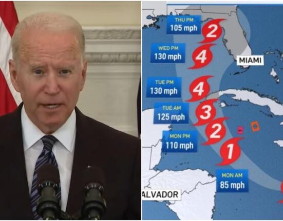 Presidente Biden declara estado de emergencia para Florida ante posible paso de poderoso huracán