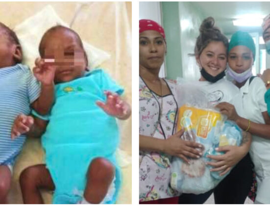 Cubanos llevan ayuda para gemelos abandonados en hospital La Fátima en Guanabacoa