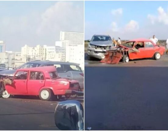 Esta semana inició con un accidente en el Malecón habanero con varios autos involucrados