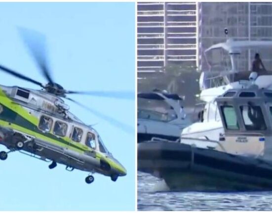 Accidente en moto acuática en Miami deja 2 heridos que tuvieron que ser trasladados en helicóptero