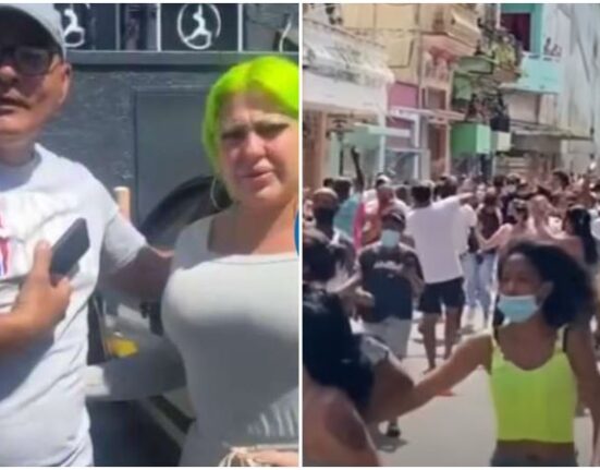 La Diosa de Cuba se encuentra en Miami con un cubano estuvo con ella en la protesta del 11J en La Habana