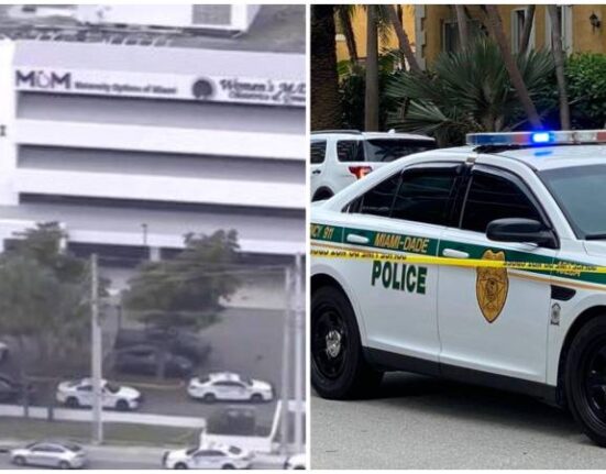 Fuerte presencia policial en centro médico en Miami-Dade por una falsa alarma sobre un hombre armado