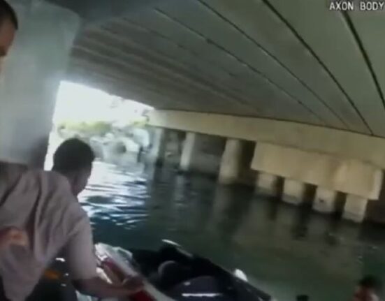 Rescate de un niño a punto de ahogarse en un canal de Miami quedó captado en cámara