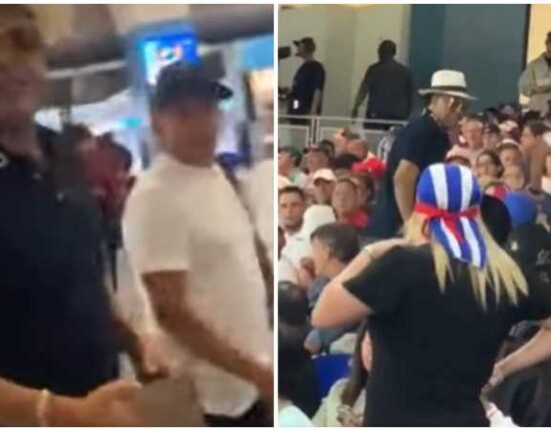 Cubanos expresan su rechazo por la presencia de Víctor Mesa en el estadio de los Marlins en Miami