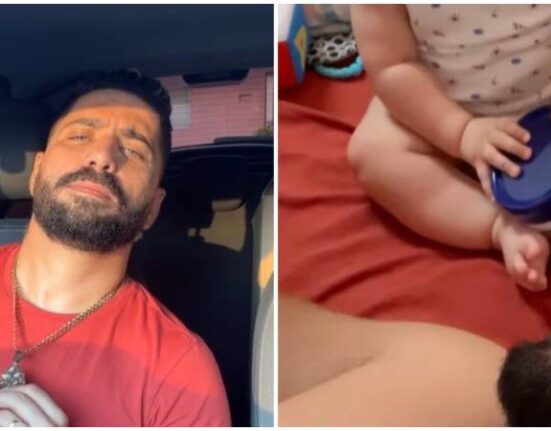 El actor cubano Alejandro Cuervo comparte video en redes sociales disfrutando de lindos momentos junto a su pequeño bebé
