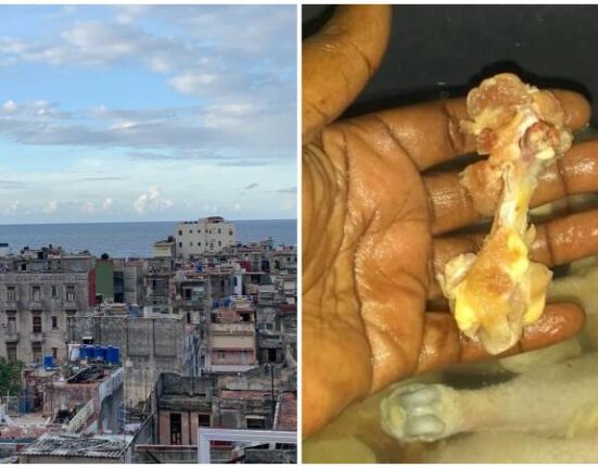 Cubana denuncia la compra de paquete de muslo de pollo, algunos en el hueso: “Inaudito”, “lo sufrí en carne propia”