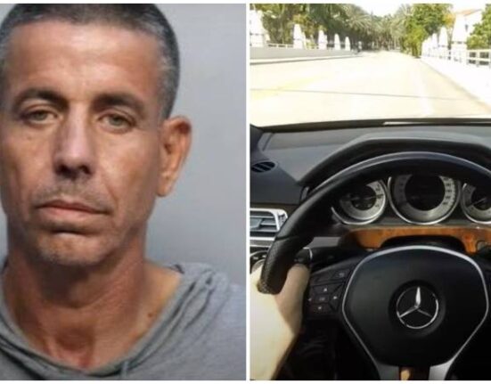 Arrestan a un cubano en Miami que intentó robar un auto Mercedes Benz de un concesionario en la ciudad