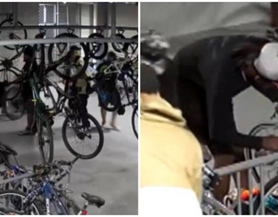 Captan en cámara como ladrones roban bicicletas en edificio de lujo en Brickell Miami