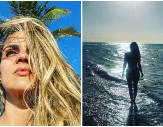 Actriz cubana Mónica Alonso muestra sensual sesión fotos en una playa durante su visita a Cuba