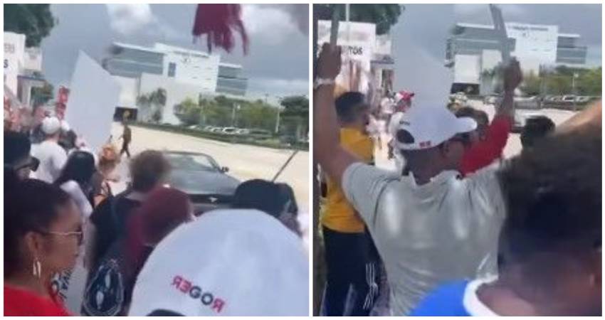 Cubanos en Miami protestan deportaciones