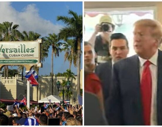 Ex presidente Donald Trump sale de la corte en Miami y se dirige al restaurante cubano Versailles
