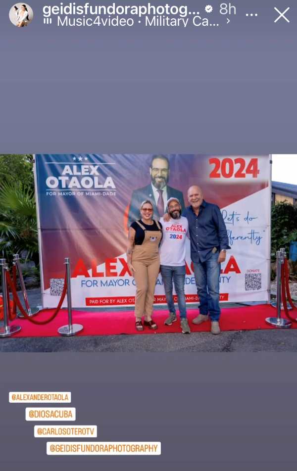 Presentador Cubano Alexander Otaola Y La Diosa Se Reencuentran En El Rancho En Evento De Campaña 4223