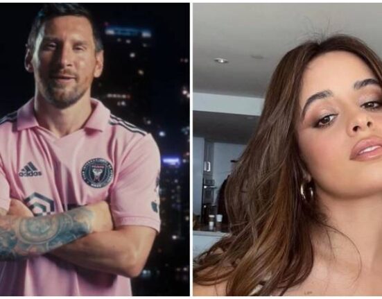 Mirada de Messi a la cubana Camila Cabello durante juego del Inter Miami se vuelve viral en redes sociales
