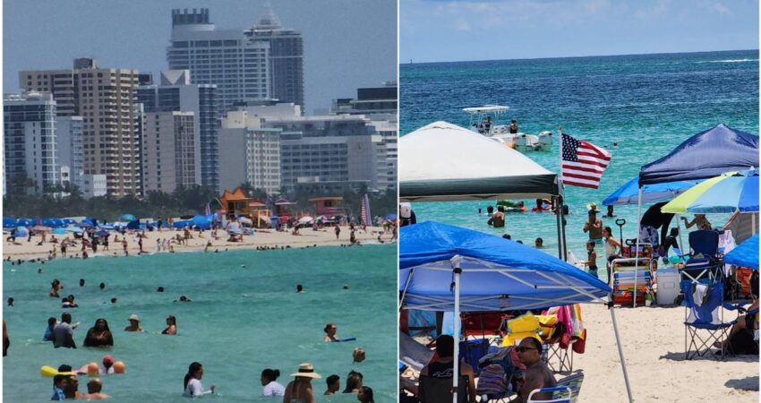 Miami Beach en 4 de Julio