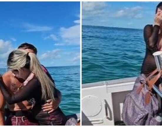 Cubano usa sus habilidades en el mar para pedir matrimonio a su novia en Miami