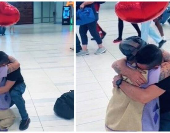 Cubana recibe a su padre en el Aeropuerto de Miami cumpliendo promesa a San Lázaro
