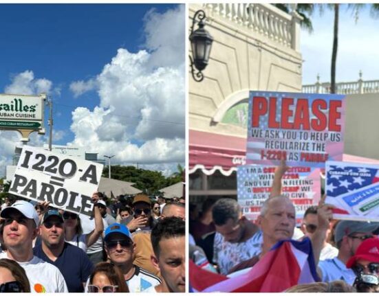 Cubanos con I-220A en La Pequeña Habana de Miami piden que les den un parole
