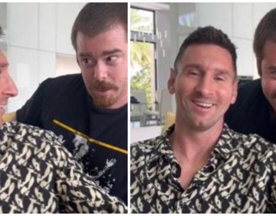 El beso de Migue Granados a Messi en Miami que se ha vuelto viral