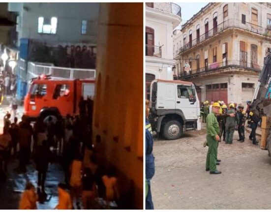 Al menos un fallecido y varias personas atrapadas en derrumbe en La Habana Vieja