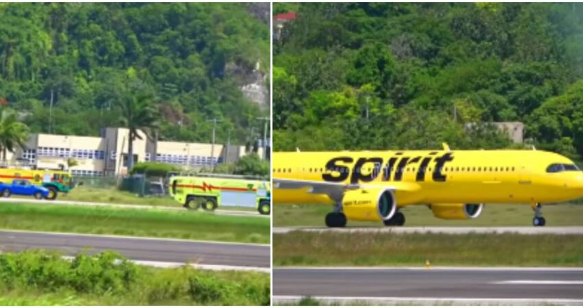 aterrizaje-de-emergencia-spirit-airlines