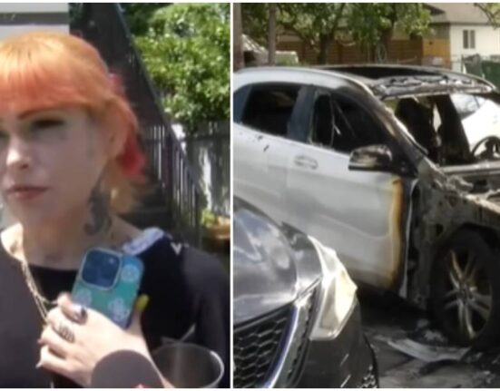 incendio-de-autos-mujer-afectada