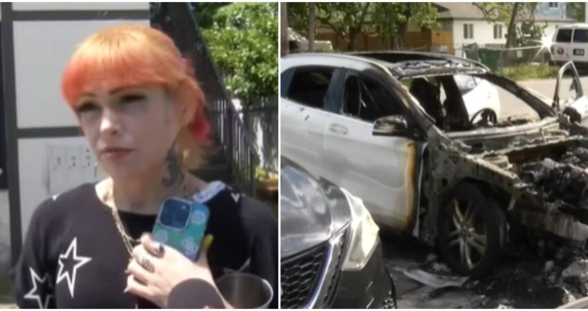 incendio-de-autos-mujer-afectada