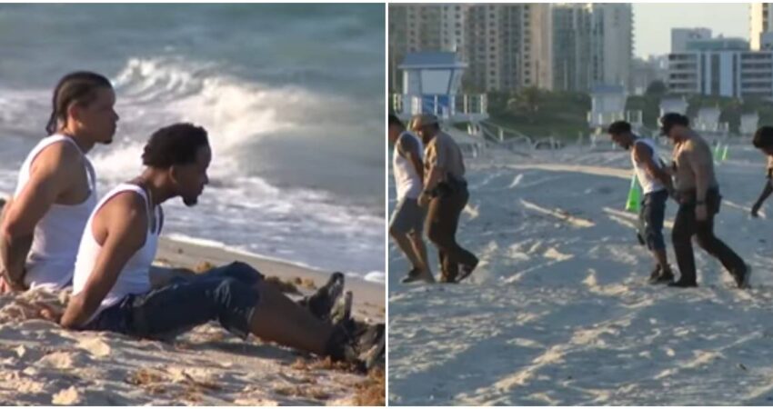 migrantes-detenidos-playa-Haulover