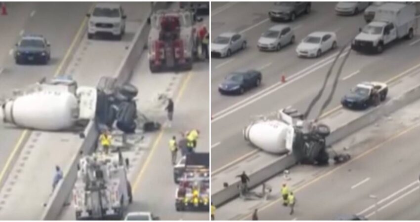 accidente-de-camion-persona-herida