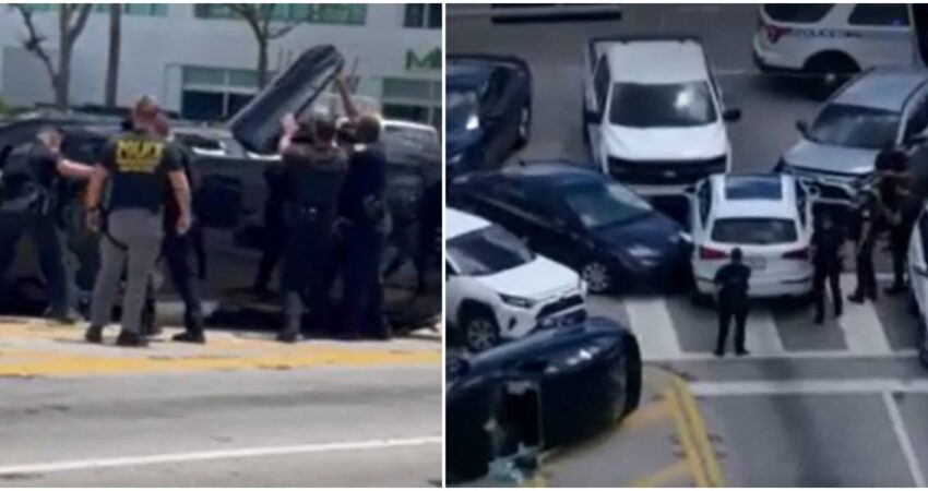 accidente-de-transito-policia-de-Miami