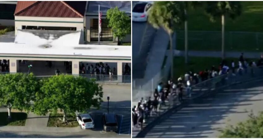 filas en escuelas Broward-medidas de seguridad