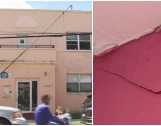 edificio en Miami-vecinos protestan por precarias condiciones