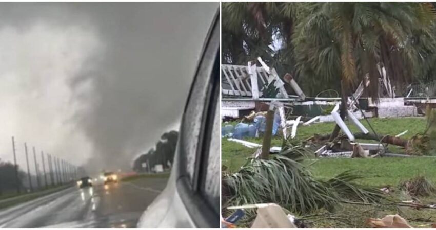 huracán Milton-tornados en Florida