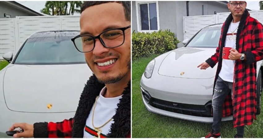 influencer Javier Valdéz-compra auto Porsche