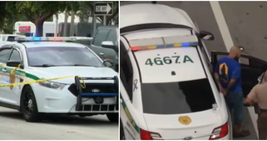 policía de Miami-Dade-arresto de hombre