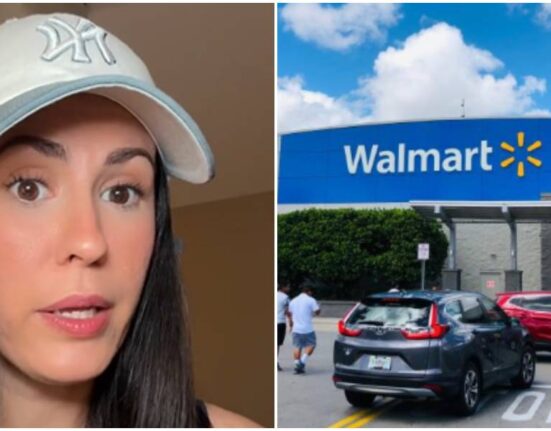 tiktoker cubana-trabajos en Walmart