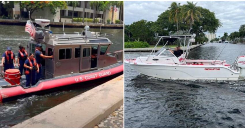 guardia costera-migrantes en Pompano Beach