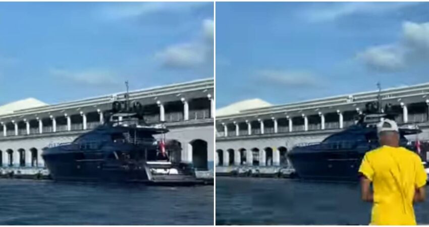Yate de lujo en La habana