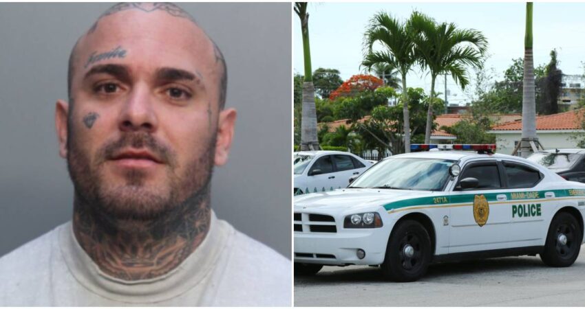 hombre preso-policía de Miami-Dade (3)
